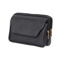 thumbnail image 3 of unbranded 1Ud Cartera Deportiva De Cuero Negro Con Cremallera Para Uso Outdoor Y Almacenamiento Móvil, 3 of 8