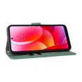 thumbnail image 3 of Case for Motorola Moto G Pure 2022 Wallet Case with Card Slots Holder Magnetic Clasp Cover, Luxury PU Leather Skin-Friendly Wrist Strap Handbag Kickstand Soft Silicone Shockproof Protective Case,Green, 3 of 6