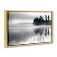 thumbnail image 4 of Stupell Industries Serene Lake Reflection Landscape Photography Gold Floater Framed Art Print Wall Art, 25 x 17, 4 of 10