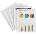 thumbnail image 1 of Sliding Bar Report Covers, Clear, White Color Binding Bar, 1 of 8