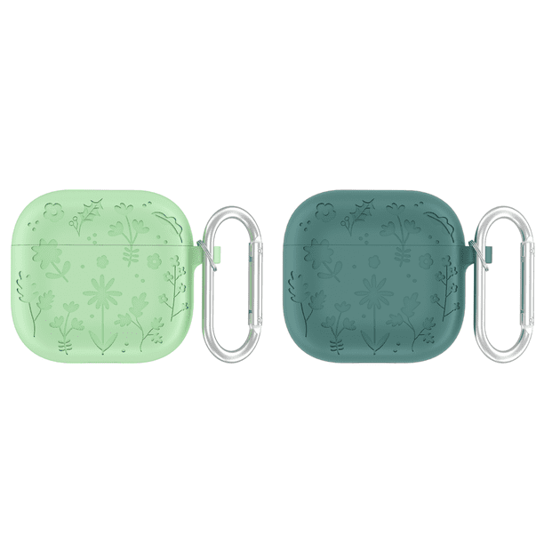 Funda Silicona para Protectora A Prueba Golpes AirPods 4 () Verde