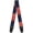Americana, variant on Buckle-Down Guitar Strap, Solid Salmon Orange, 2 Inches Wide