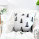 thumbnail image 5 of 2 unidades de almohada de franela, cojín para sofá, edredón, funda de almohada a cuadros geométricos sin almohada central, 5 of 5