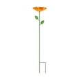 thumbnail image 2 of SRVOG Bee Bath Watering Station, Metal Flower Bee Feeder with Flower Design and Glass Marbles, Colorful Butterfly Pollinator Station for Birds Bees, 2 of 8