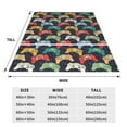 Bixox Fleece Blanket Retro Video Game Pattern Super Soft DoubleSided