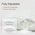 thumbnail image 2 of Almohada Coop Home Goods Original Crescent Ajustable Mediana, 2 of 9