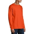 thumbnail image 6 of Hanes Men's and Big Men's Authentic Long Sleeve Tee, up to Size 3XL, 6 of 6
