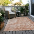 thumbnail image 6 of Addison Rugs Chantille Indoor/Outdoor Transitional Waves Coral Washable Rectangle Rug, 5' x 7'6", 6 of 6