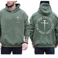 thumbnail image 5 of The Way The Truth Double Sided Hoodie – Christian Catholic Faith Hoodie, Inspirational Bible Verse Sweatshirt, Religious Gift, 5 of 7