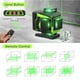 thumbnail image 3 of Line Laser Level MBYULO 16, autonivelante de 360° con 2 baterías, 3 of 9