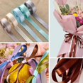 thumbnail image 3 of segolike 1 Roll Ribbon Lace Polyester Satin Garnish For Christmas Decoration Gift Wrappers Grey, 3 of 9