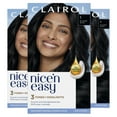 thumbnail image 2 of Clairol Nice'n Easy Permanent Hair Color Cream, 1 Blackest Black, Hair Dye, 1 Application, 2 of 14