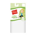 thumbnail image 2 of Hanes Girls' White Cotton Leggings, 2 of 4