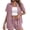 JA01_Pink, variant on Cotton Linen Short Sets 2 Piece Button Down Short Sleeve Shirts Cute Shorts Beach Vacation Lounge Matching Outfit Pink XL