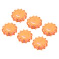 thumbnail image 3 of LED Warning Light, Helicopter Landing Zone Identification 6 PCS 12V LED Emergency Warning Light High Brightness Rescue Operation Signs  For Car Blue,Orange,Orange With Dots, 3 of 8