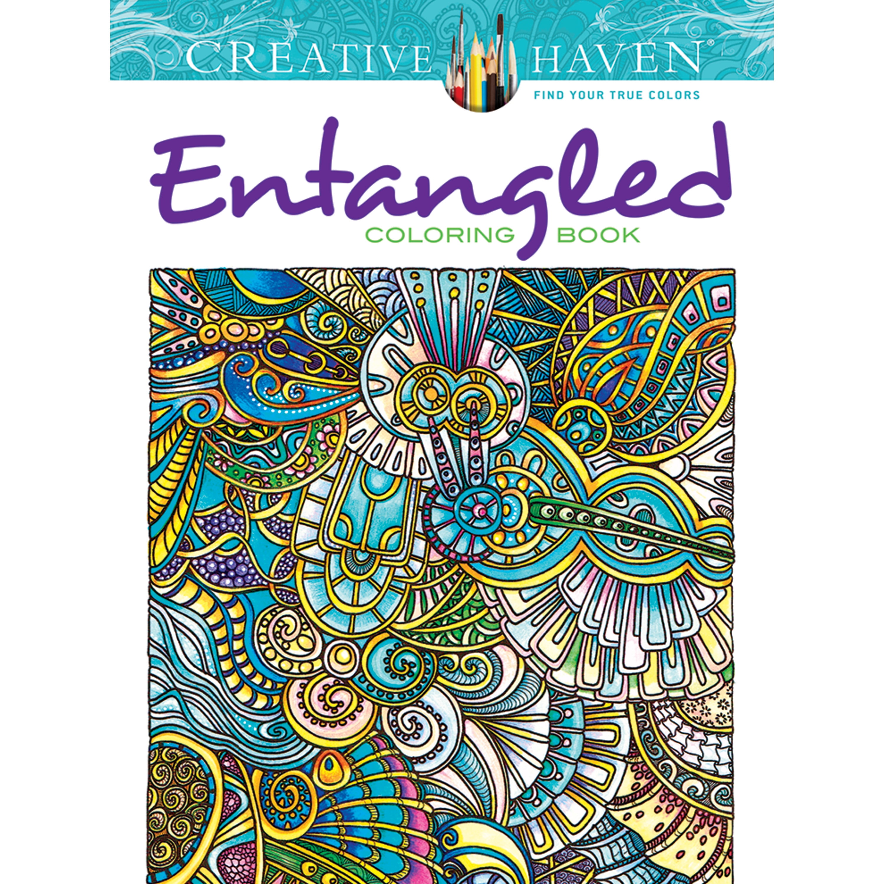 Dover Creative Haven Coloring Book, Entangled - Walmart.com