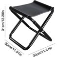 thumbnail image 3 of Folding Camping Stool - Foldable Camping Chair With Carry Bag - Large Load Capacity Camping Seat For Outdoor Walking Hiking Fishing, 3 of 5