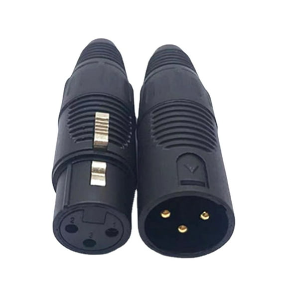 Wearproof 3Pin XLR Connector 3 Pin Male Female Plug for E-bike Cable XLR Adapter Plug