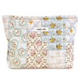 thumbnail image 1 of Bolsa de maquillaje STARDW, bonita bolsa de cosméticos acolchada de algodón con estampado floral, 1 of 6