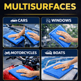 thumbnail image 5 of R.A. Premium 2pk +1 Free Shammy Cloth for Car Drying - 26"x17" - Super Absorbent Chamois Towel for Car - Scratch-Free, Reusable & Soft, 5 of 9