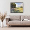 thumbnail image 2 of Stupell Industries Serene Meadow Dream Black Framed Floater Canvas Wall Art design by Petal Prints Design, 25 x 31, 2 of 9
