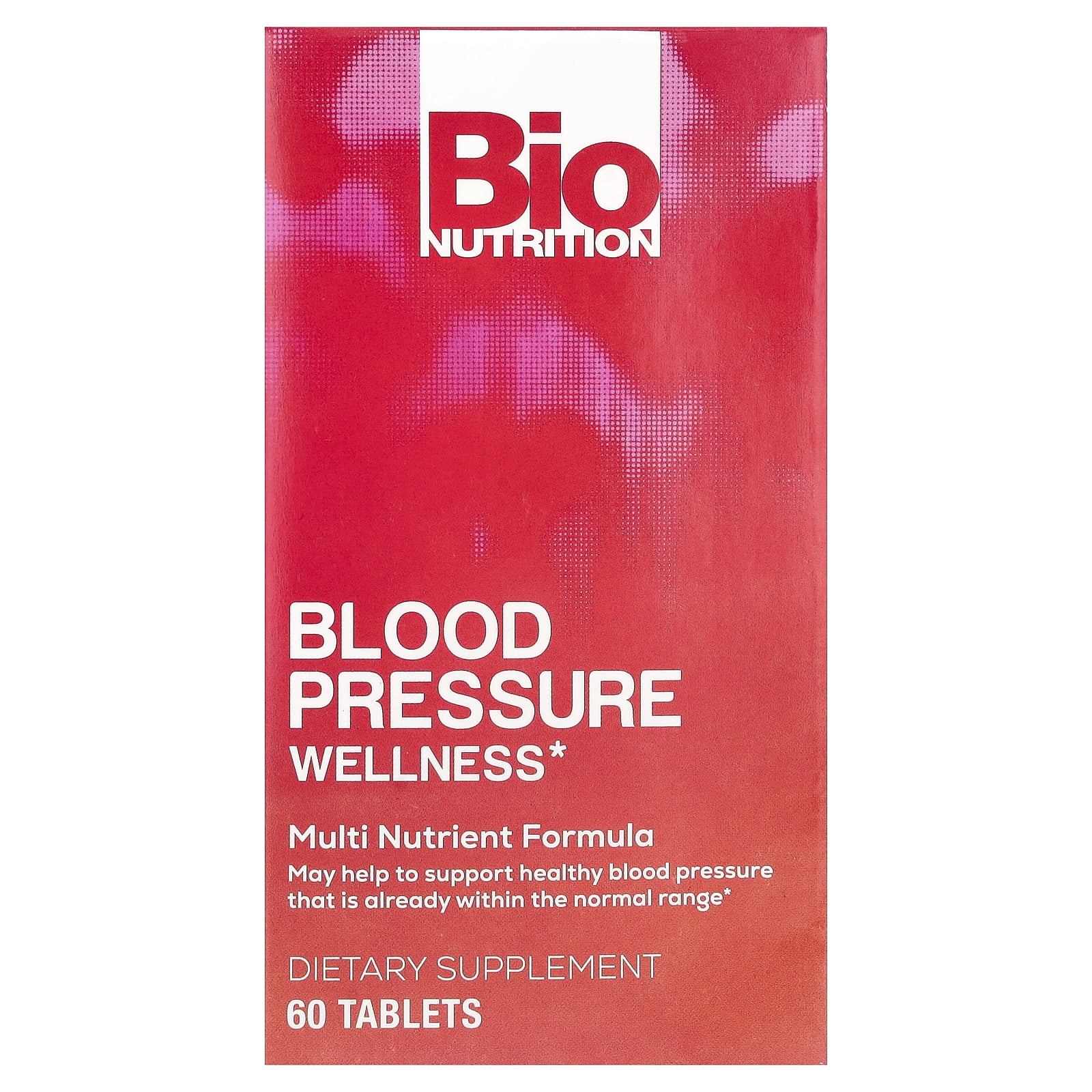 Bio Nutrition Blood Pressure Wellness 60 Tabs