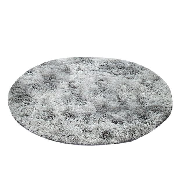 Living Room Rug Soft Modern Area Rug 47 in x 47 in Polyester Fiber with Non Slip Backing and Eco Friendly Dyes