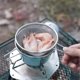 thumbnail image 4 of picnic Bowl Non-Stick Camping Cup With Handle black 200ml, 4 of 5