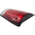 thumbnail image 5 of For Ford E-150/E-350 Econoline Club Wagon 2000 2001 2002 Tail Light Passenger Side | Clear and Red Lens | Chrome Housing | Replacement For FO2801114 | F5UZ13404A, 5 of 7