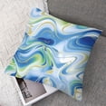 thumbnail image 7 of JRXY Gold and Blue Abstract Art Printed Pillowcase Set of 2 White, 7 of 7