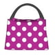thumbnail image 1 of Balery Purlpe And White Polka Dot Bolsa de Aislamiento Portátil – Bolsa de Almuerzo con Forro de Aluminio Mejorado, Funda Impermeable y Fácil de Limpiar para Picnic y Caja de Almuerzo, 1 of 6