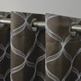 thumbnail image 3 of Exclusive Home Amelia Woven Blackout Grommet Top Curtain Panel Pair, 3 of 6