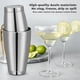 thumbnail image 5 of Cocktail Shaker Set Boston 18 Oz y 28 Oz Acero Inoxidable 6 Piezas para Barra Profesional y Hogar, 5 of 6