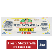 BelGioioso Fresh Mozzarella Sliced Log, 8 oz Refrigerated Plastic Packet