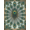Green Gold Teal, Pattern 3, variant on ODIKA Vintage Watercolor Plume Scrolls Classical Bathroom Ornamental Refined for Playroom, Bedroom, Reading Nook, Pet Friendly & Kids Safe Play