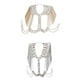 thumbnail image 1 of 2 piezas de joyería de collar de arnés de cadena de cuerpo en, 1 of 9