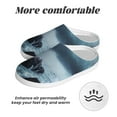 thumbnail image 6 of KLL Lighthouse in a Stormy Sea Pattern Adult Unisex Cozy Slippers,Fuzzy Slip-on Slippers TPR Sole Slippers Comfort Plush Home Footwear for Indoor & Outdoor-39/40, 6 of 7