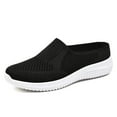 thumbnail image 3 of Women’s Breathable Knit Slip-On Walking Shoes, Breathable Lightweight Non Slip, Non Slip Work Sneakers Workout Outdoor Casual Shoes, 3 of 3