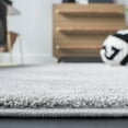 thumbnail image 4 of SAFAVIEH Pattern And Solid Carleen Solid Area Rug, Light Grey, 3'3" x 5'3", 4 of 8