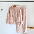 thumbnail image 2 of Sngxgn Womens Fall Pajama Sets Long Sleeve Sleepwear Ladies Pjs Lounge with Pants Pockets(Pink,M), 2 of 8