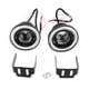 thumbnail image 4 of Luces Antiniebla LED De 3,5 Pulgadas Angel Eyes COB Conjunto De Repuesto Universal Brillante Para Automóvil SUV Camión Luz Blanca Material ABS Agujeros De 89 Mm, 4 of 7