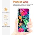 thumbnail image 4 of Hibiscus Flower Aesthetic Tropical Floral Plant Pattern, Trendy Soft TPU Bumper Case for Galaxy S22, 4 of 5