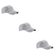 thumbnail image 4 of Minnieouse Men Hat Clothing Accessory Sunshade Summer Caps Adjustable Sport Outdoor Baseball Headgear Breathable Mesh Drying Quick gris claro 3piezas, 4 of 6