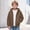 Khaki, variant on BFHHYA Boys Winter Coat Teens Youth Casual Zip up Quilted Jackets Windproof Windbreaker Kids Long Sleeve Hooded Outwear with Pockets 5-16 Years