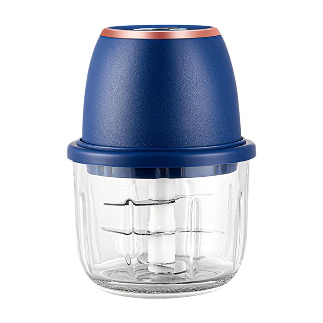 Rechargeable Mini Food Processor, Cordless Electric Garlic Chopper with Type-C Charging, 304 Stainless Steel Blades, BPA-Free Vegetable Mincer for Home Kitchen, Portable