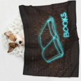 thumbnail image 6 of Naloa Neon Sign For Books Dog Blanket, 3 Sizes Cat Blanket for Indoor Cats Large Medium Small Dog Gifts-Medium, 6 of 8