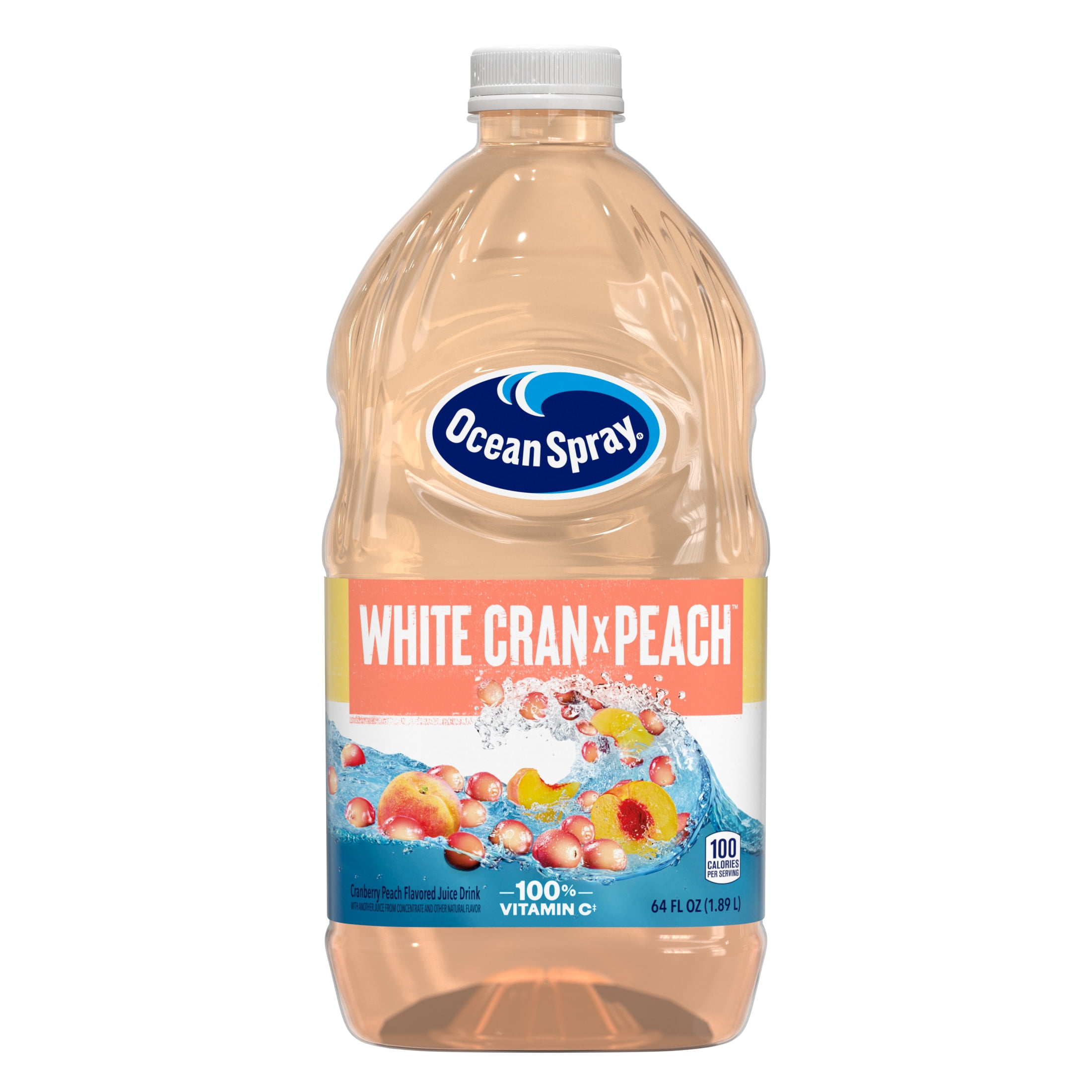 Ocean Spray® White Cran-Peach Juice Drink, 64 fl oz Bottle