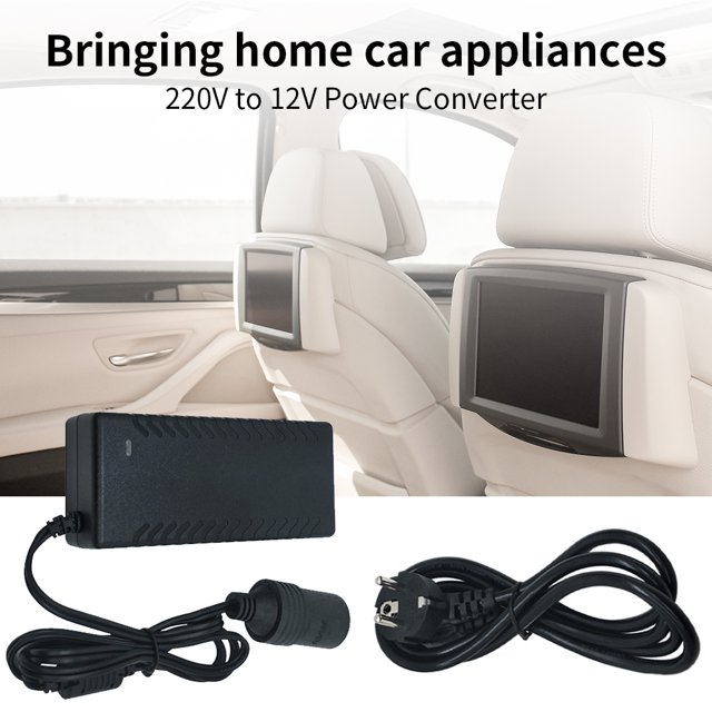 Enchufe para encendedor de cigarrillos de 72 W, fuente de alimentación para coche, adaptador de CA a CC, adaptador de corriente para coche