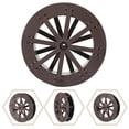 thumbnail image 4 of 2 Pcs Roue d'Eau de Jardin Compacte Marron ABS Plastique Fontaine Décorative de Bureau Décoration Intérieure, 4 of 9
