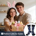 thumbnail image 7 of Funny Easter Bunny Socks-Unique Gag Gifts for Men Women Teen Boys - Easter Valentines Christmas Birthday Gifts for Him Men Boyfriend Stocking Stuffer, 7 of 7